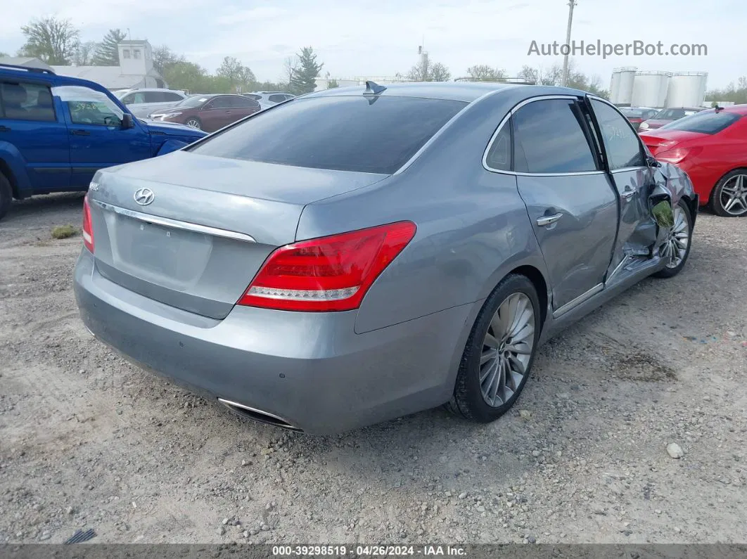 2014 Hyundai Equus Ultimate Light Blue vin: KMHGH4JH6EU081505