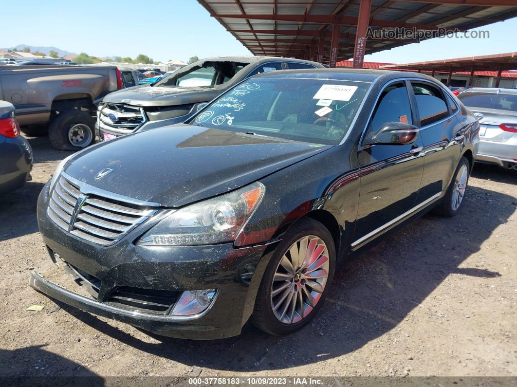 2014 Hyundai Equus Signature Black vin: KMHGH4JH6EU083223