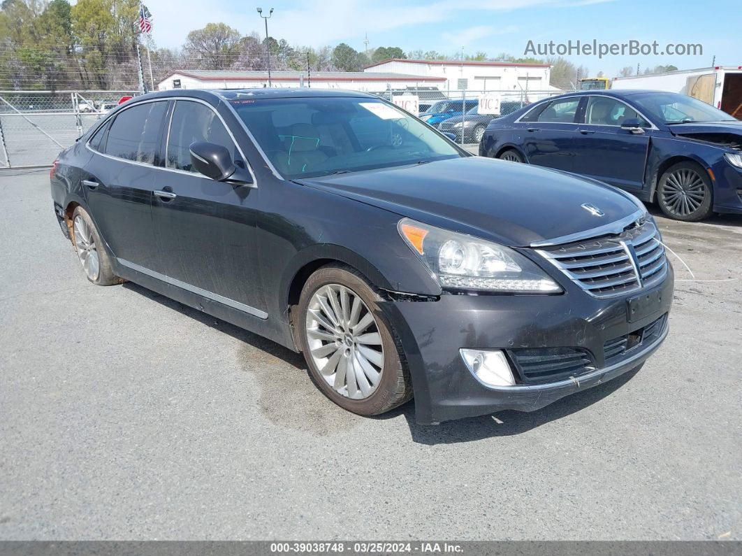 2014 Hyundai Equus Signature Black vin: KMHGH4JH6EU084016