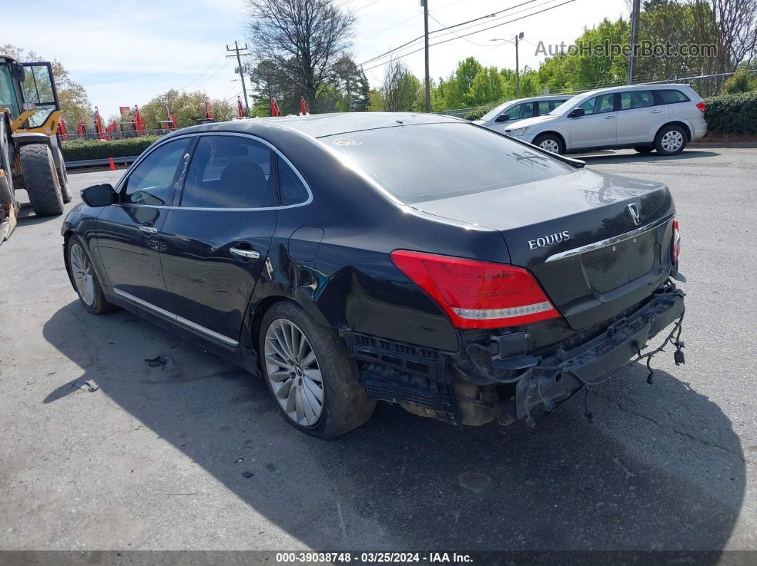 2014 Hyundai Equus Signature Black vin: KMHGH4JH6EU084016