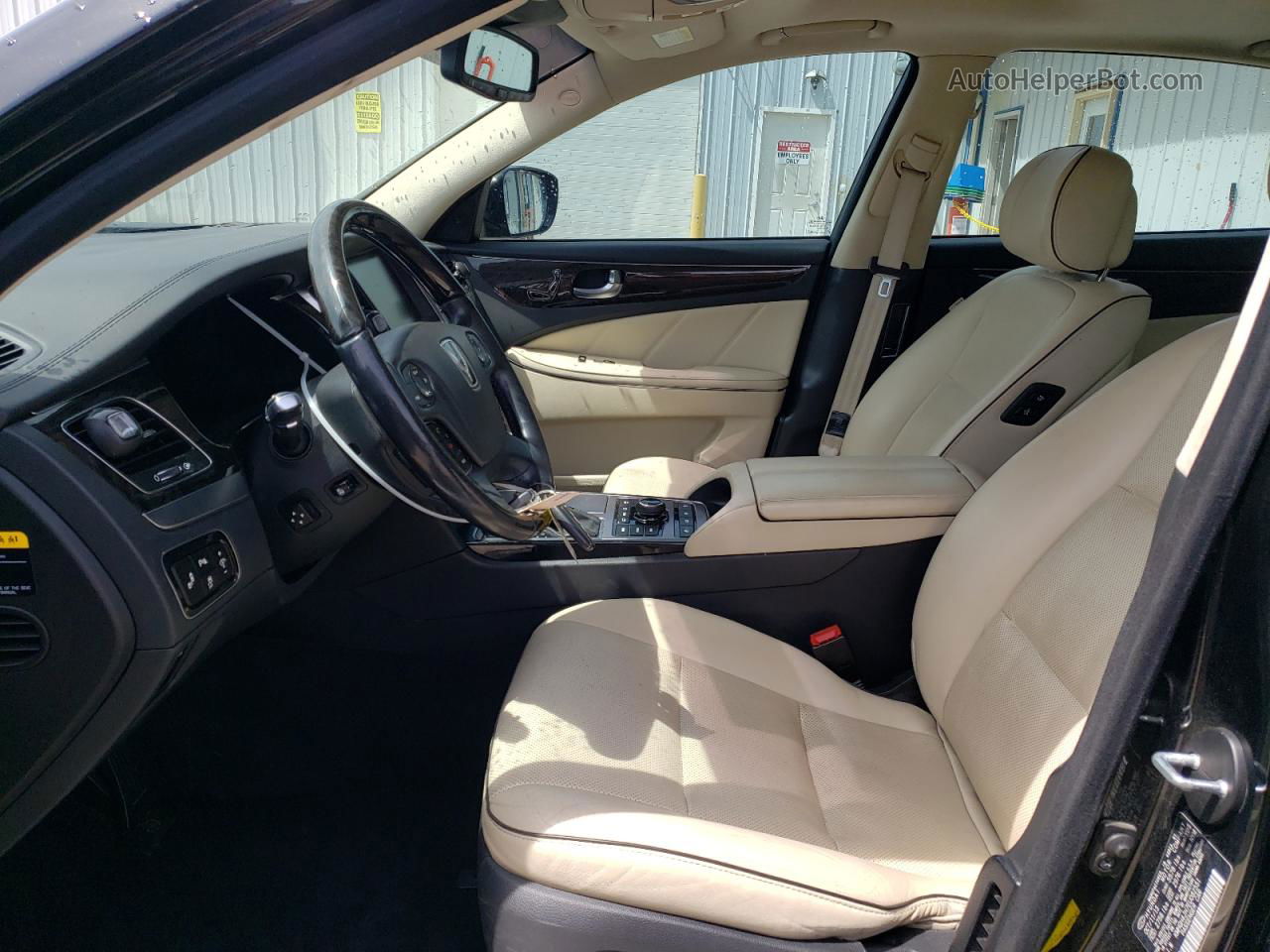 2014 Hyundai Equus Signature Черный vin: KMHGH4JH7EU082551