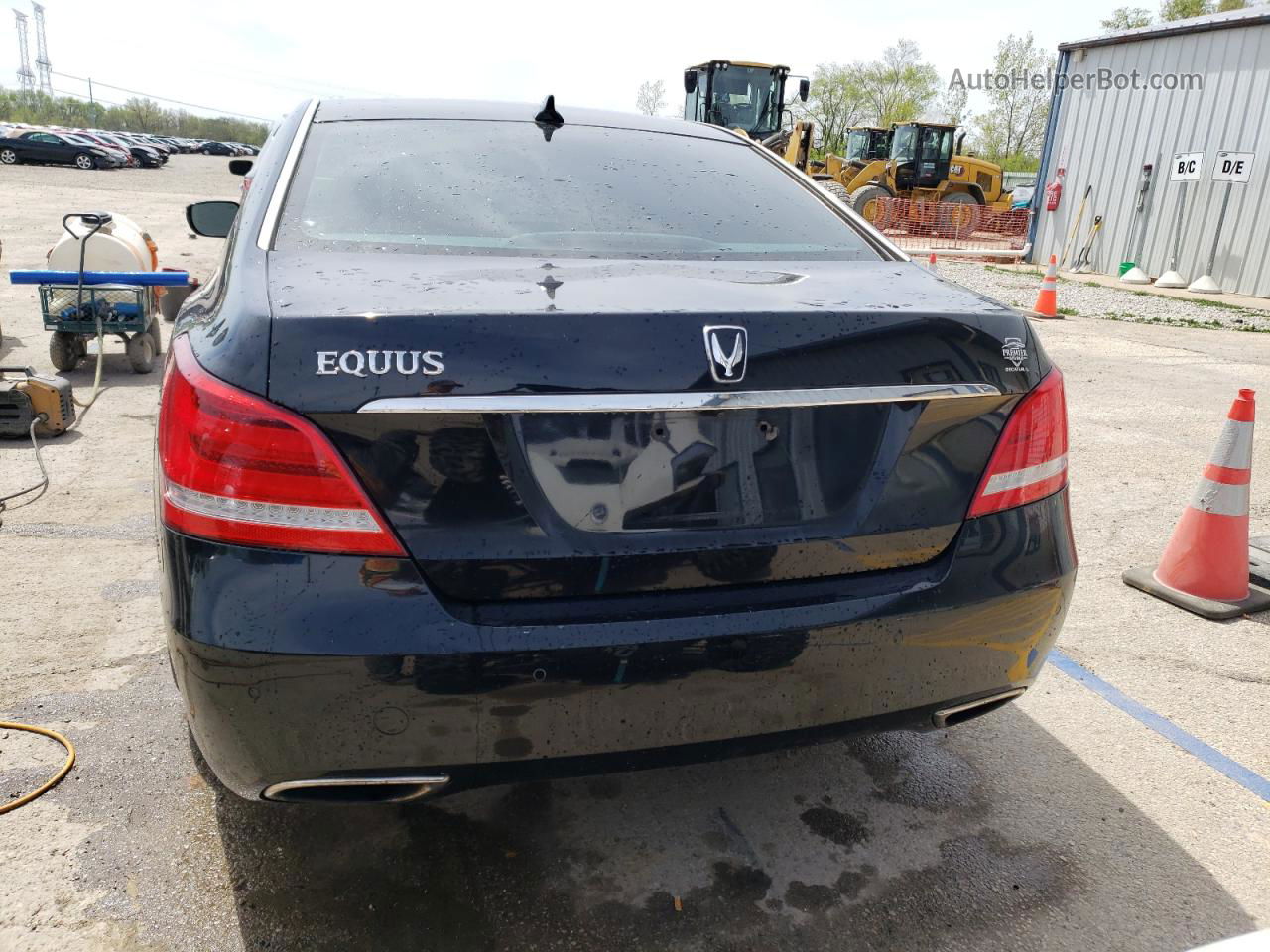 2014 Hyundai Equus Signature Черный vin: KMHGH4JH7EU082551