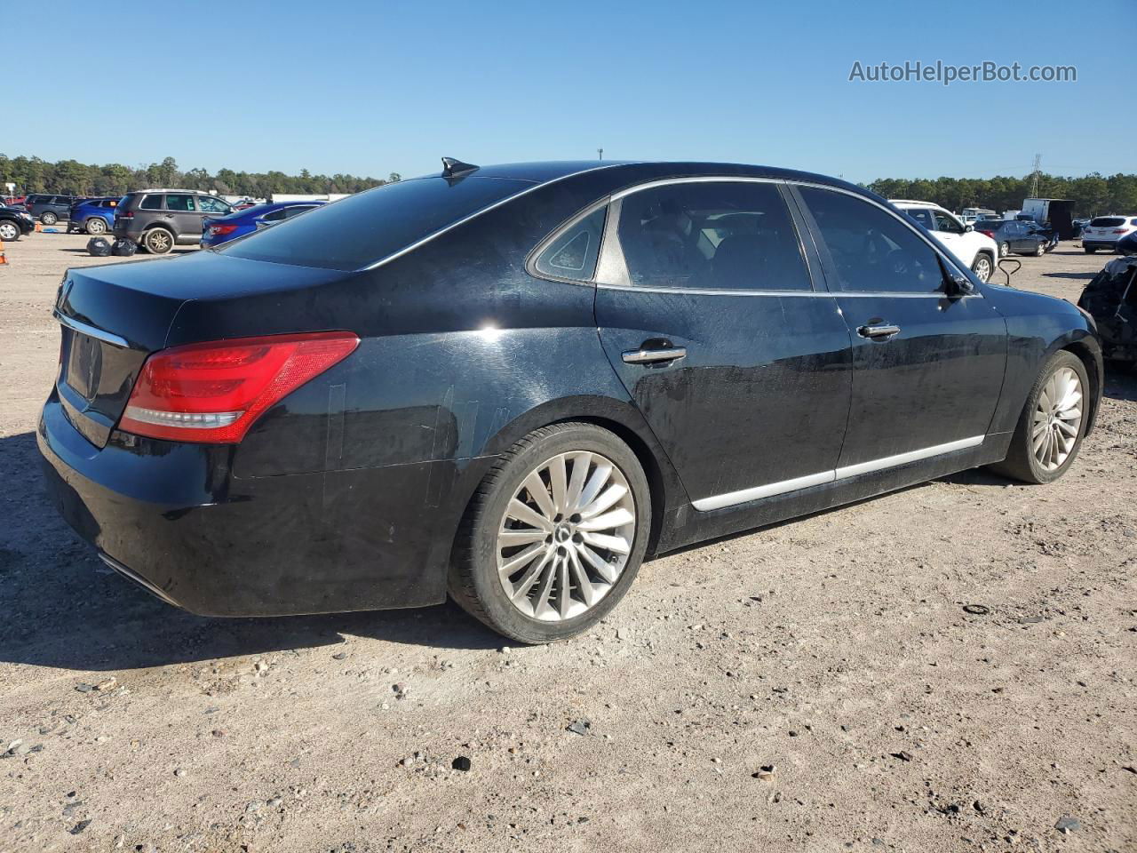 2014 Hyundai Equus Signature Black vin: KMHGH4JH7EU084168