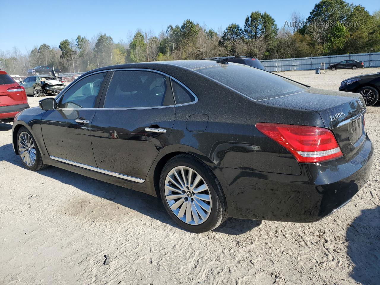 2014 Hyundai Equus Signature Black vin: KMHGH4JH7EU085336