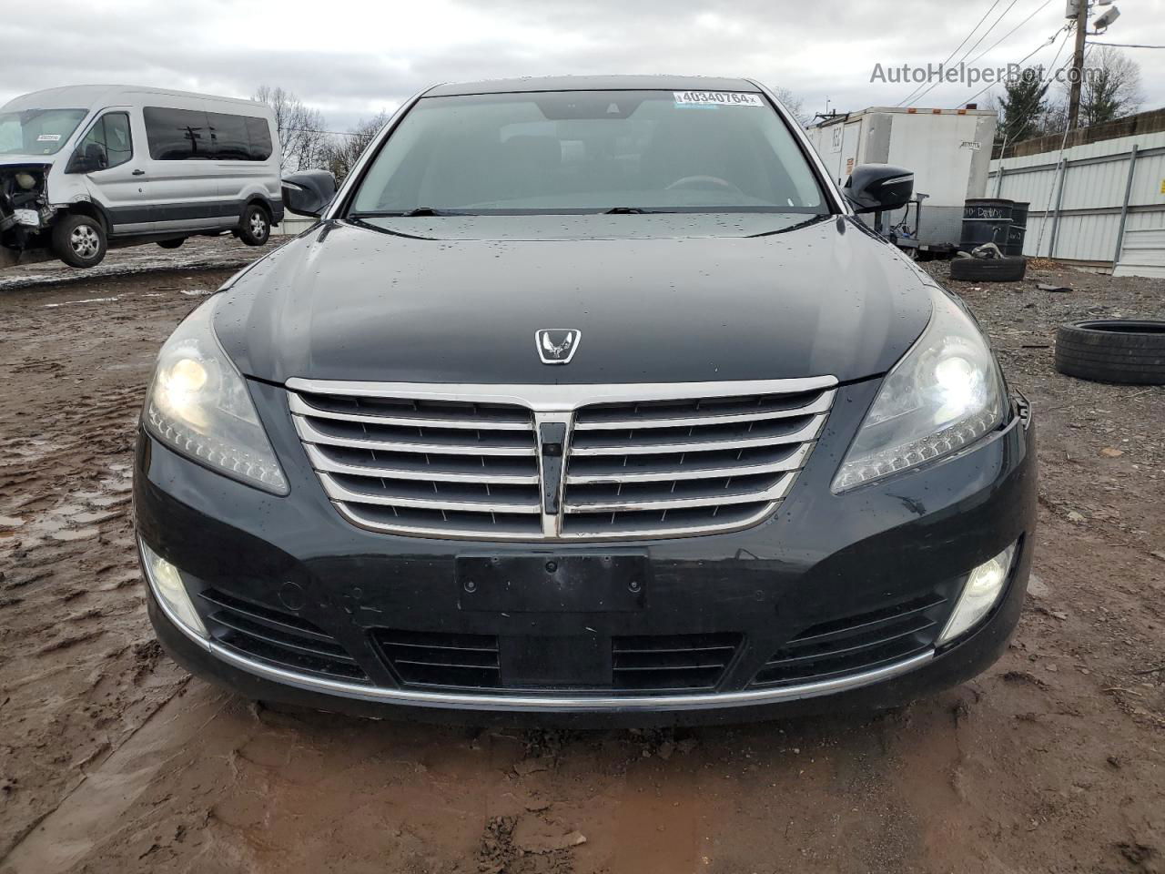 2014 Hyundai Equus Signature Black vin: KMHGH4JH7EU086857