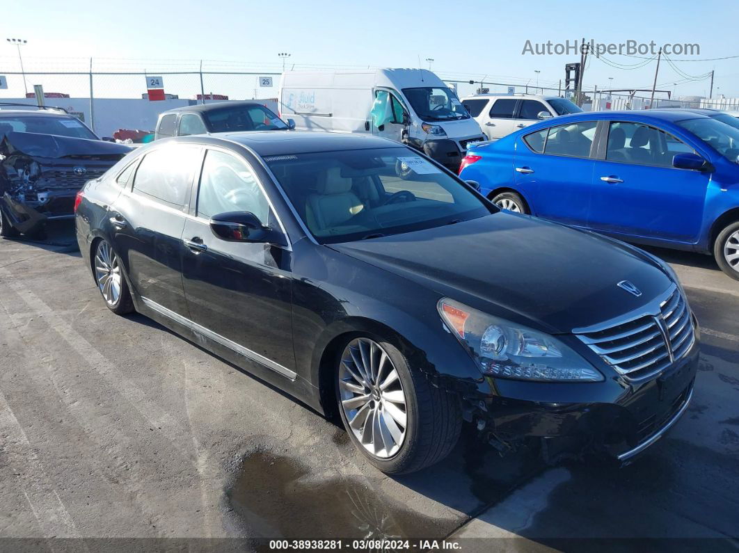 2014 Hyundai Equus Signature Black vin: KMHGH4JH8EU079514