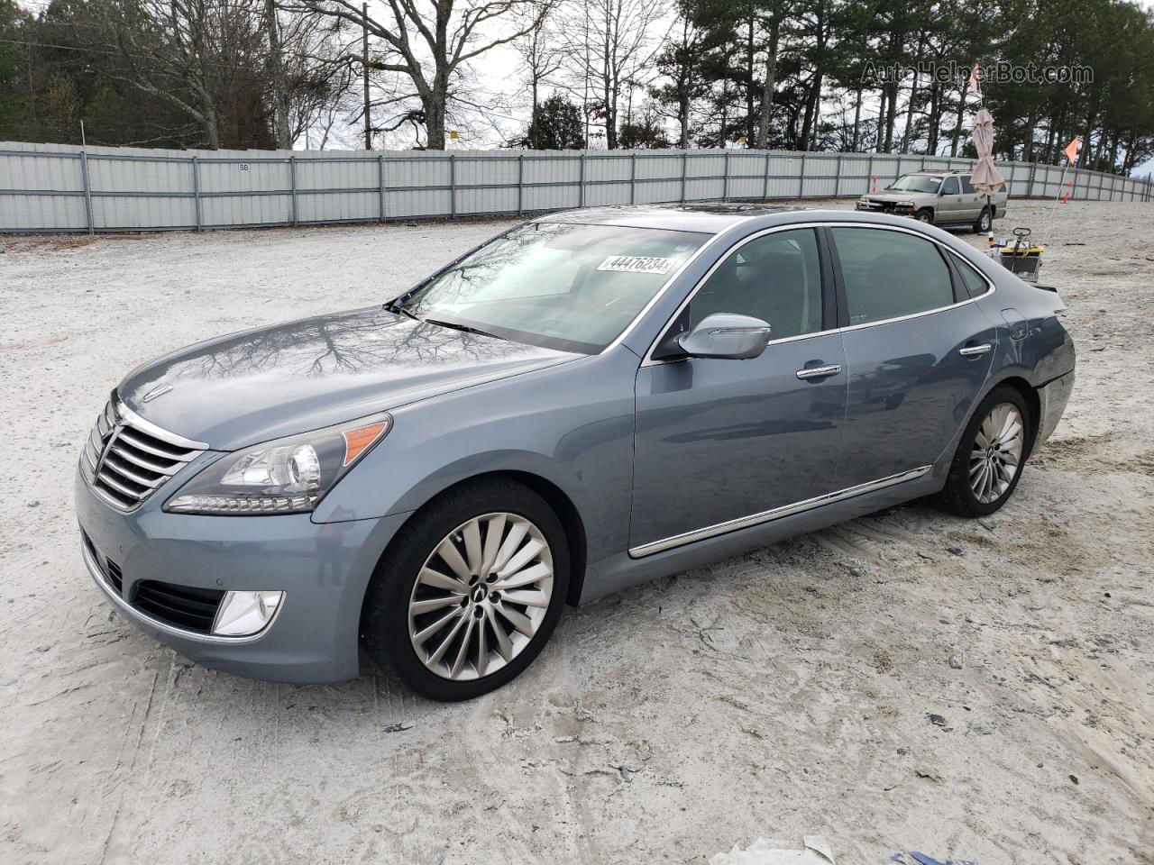 2014 Hyundai Equus Signature Gray vin: KMHGH4JH8EU089508