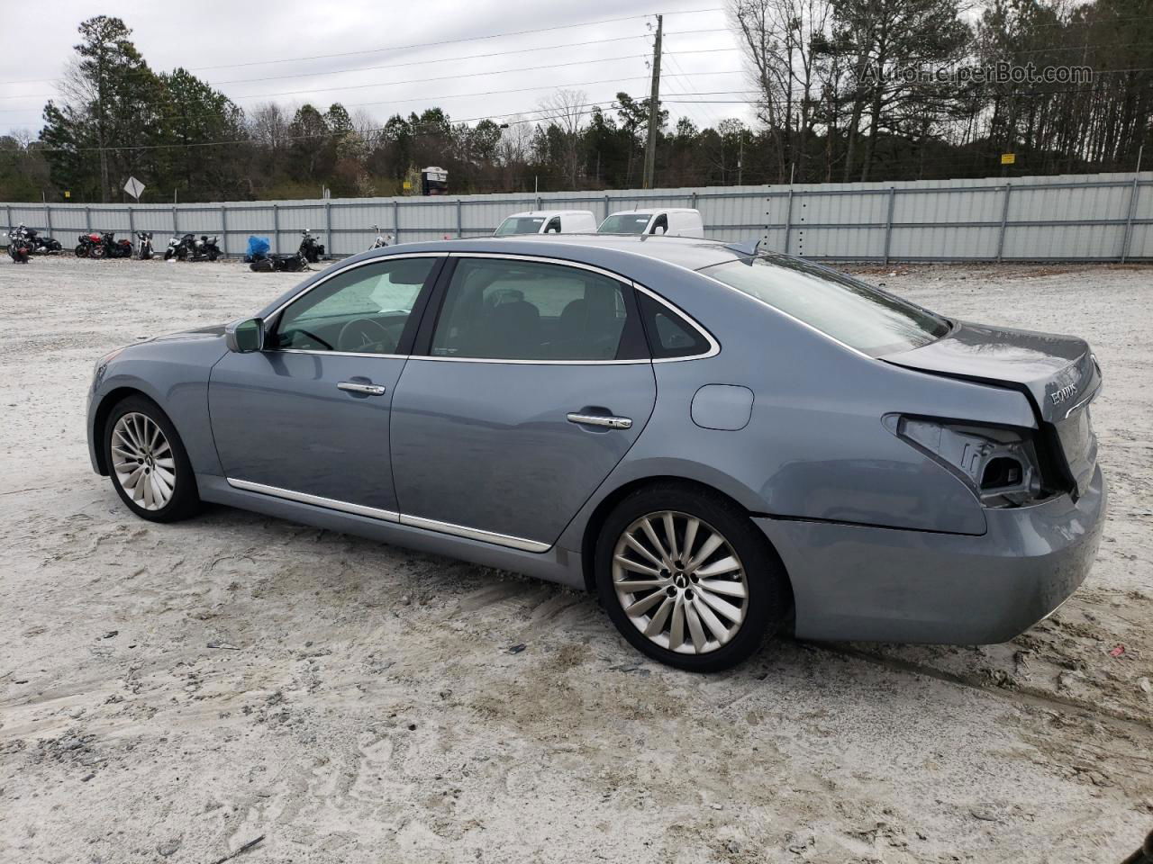 2014 Hyundai Equus Signature Gray vin: KMHGH4JH8EU089508