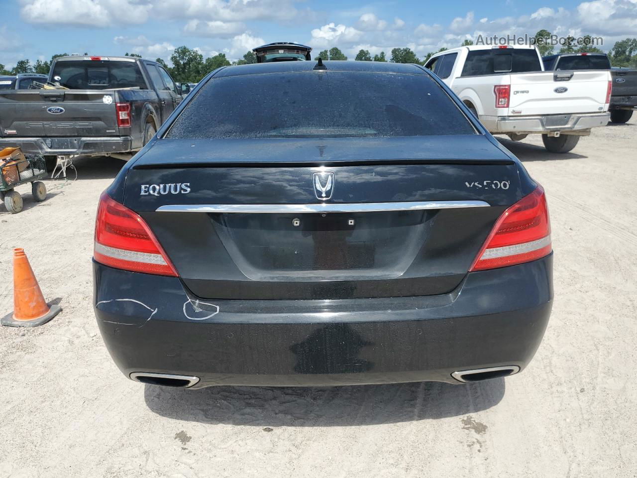 2014 Hyundai Equus Signature Black vin: KMHGH4JH9EU076265