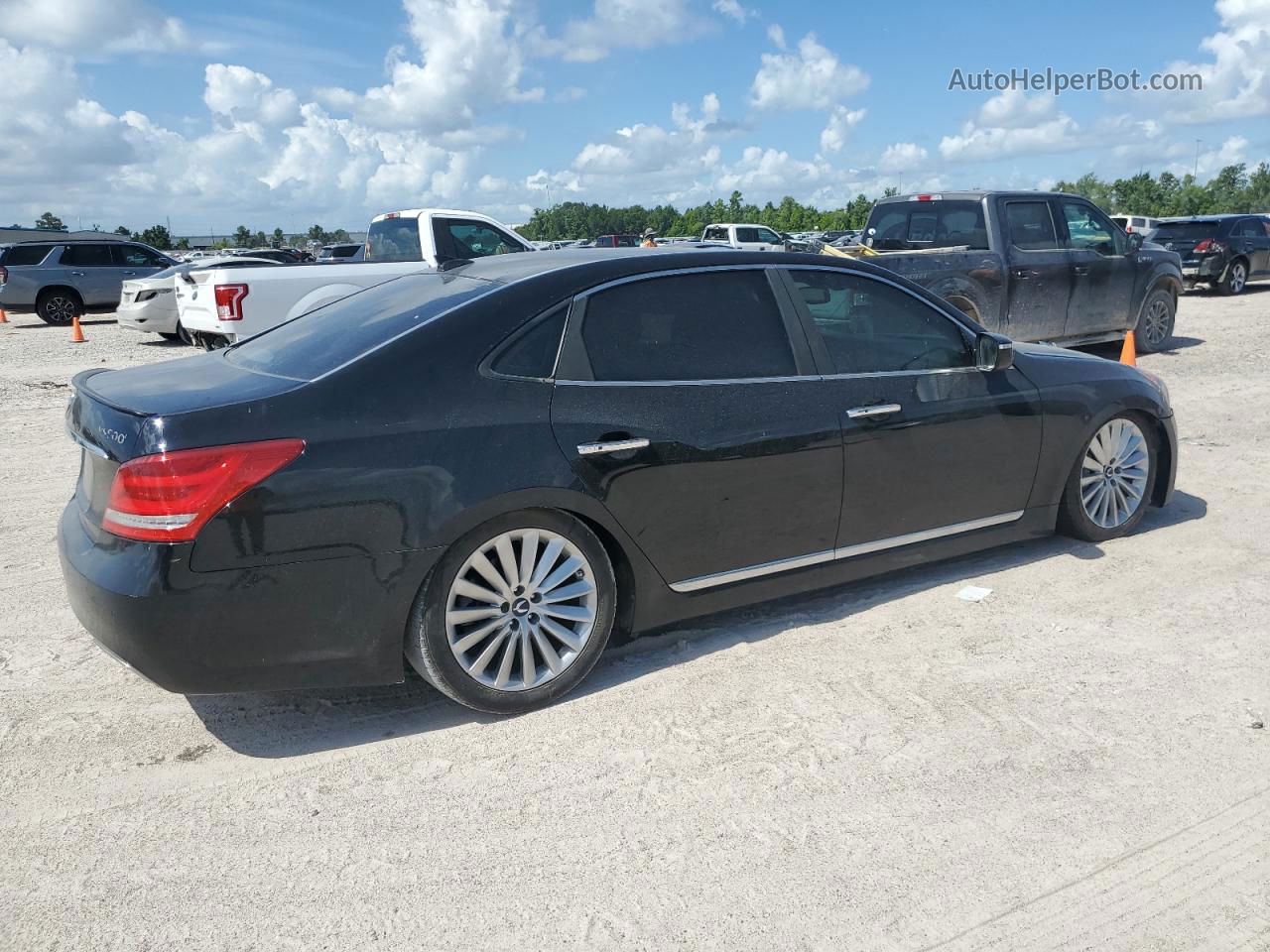 2014 Hyundai Equus Signature Black vin: KMHGH4JH9EU076265