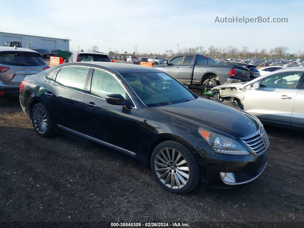 2014 Hyundai Equus Signature Black vin: KMHGH4JH9EU076475