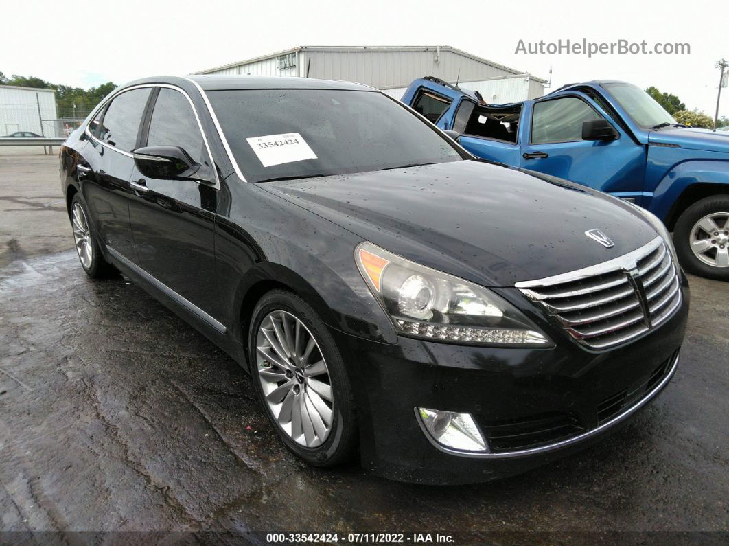 2014 Hyundai Equus Signature/ultimate Черный vin: KMHGH4JH9EU078923