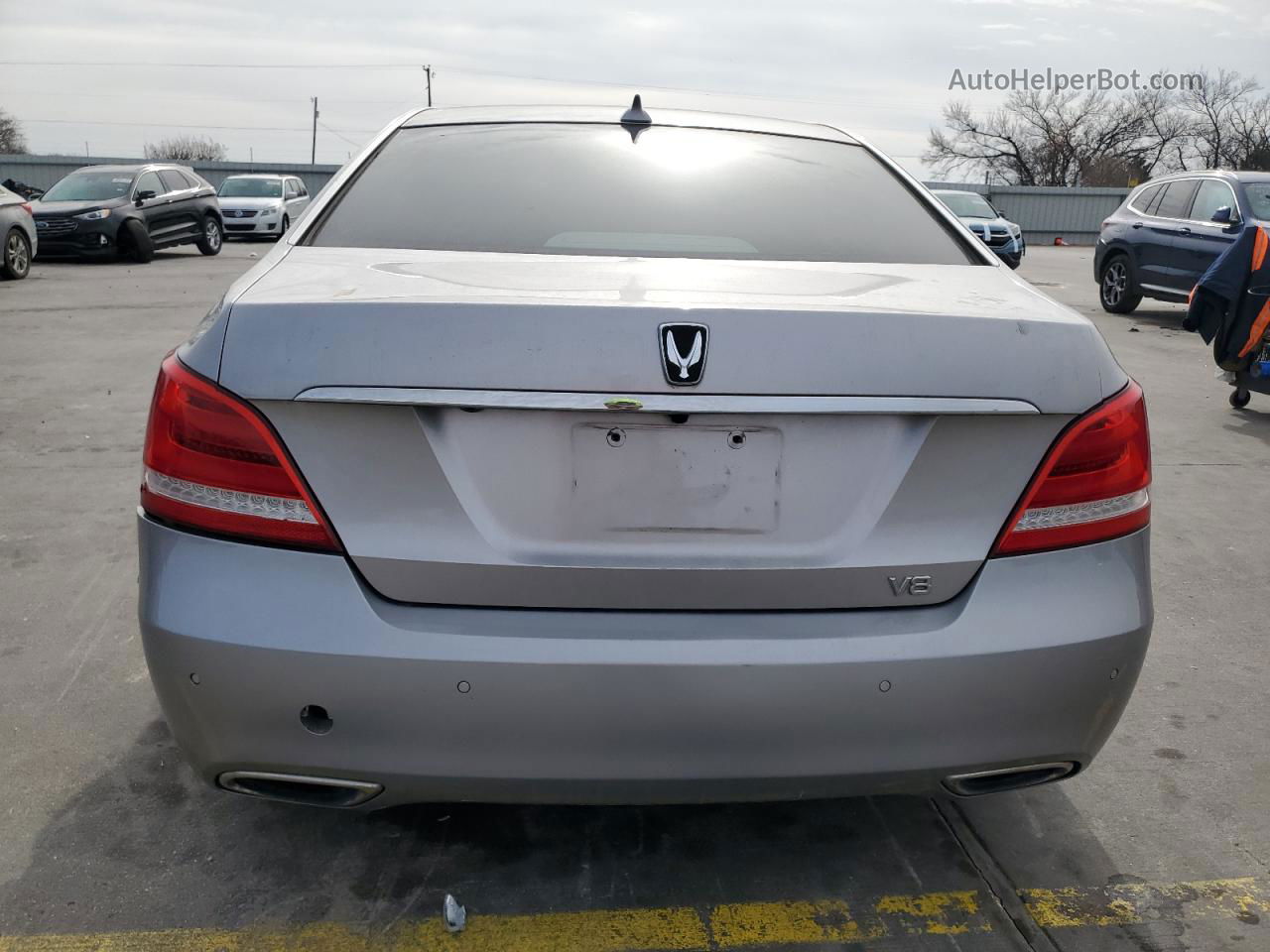 2014 Hyundai Equus Signature Gray vin: KMHGH4JHXEU076498