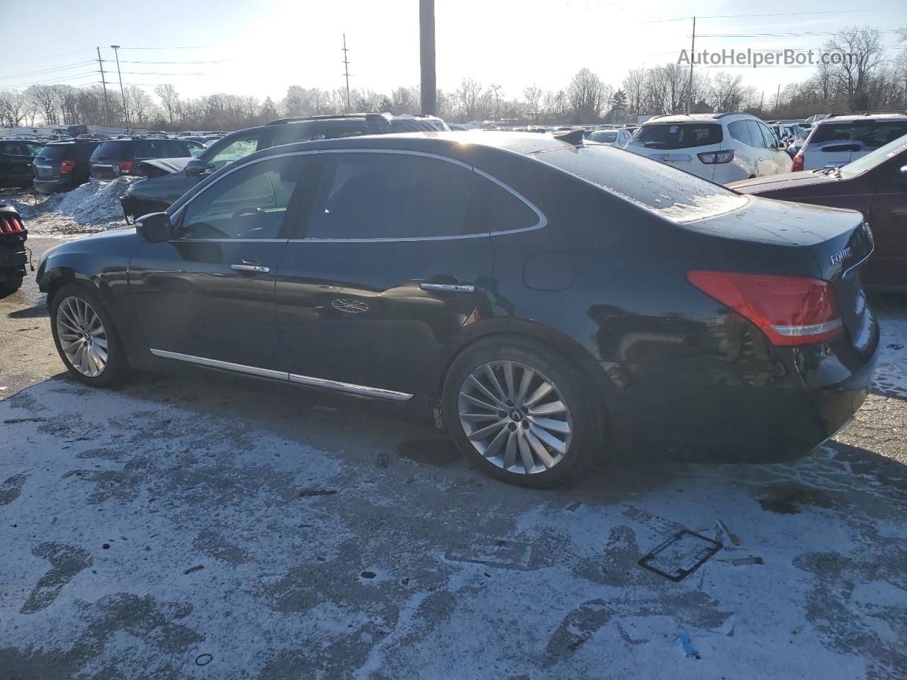 2014 Hyundai Equus Signature Black vin: KMHGH4JHXEU076811