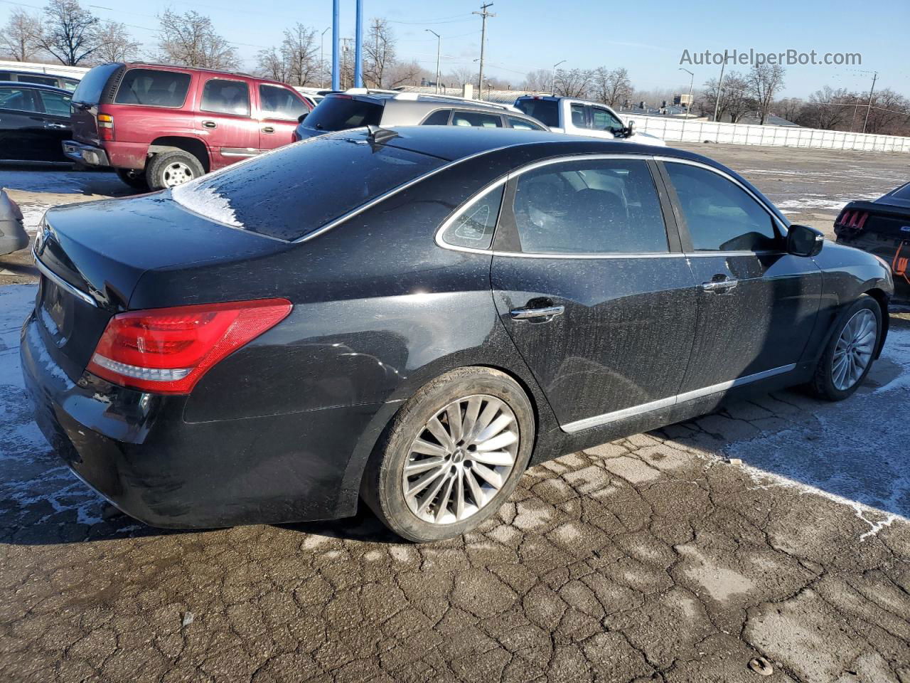 2014 Hyundai Equus Signature Black vin: KMHGH4JHXEU076811