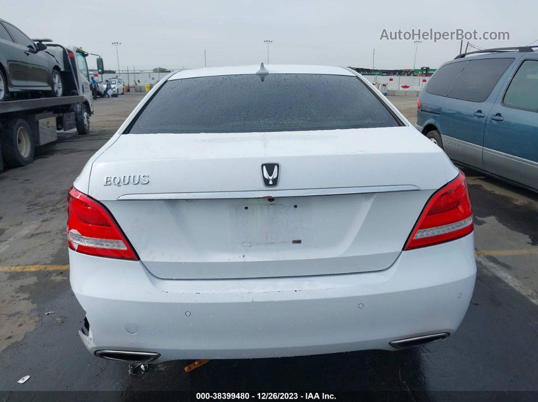 2014 Hyundai Equus Ultimate White vin: KMHGH4JHXEU083967