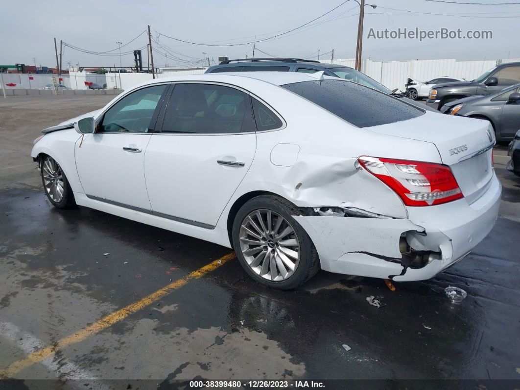 2014 Hyundai Equus Ultimate White vin: KMHGH4JHXEU083967