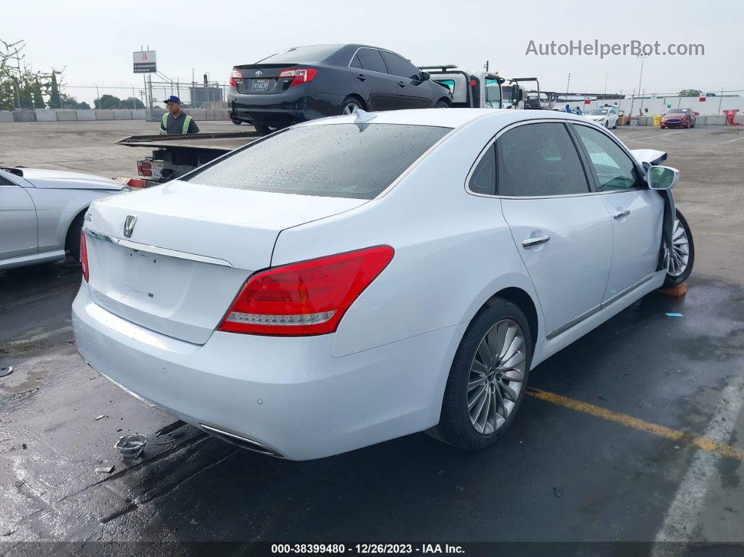 2014 Hyundai Equus Ultimate White vin: KMHGH4JHXEU083967