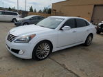 2014 Hyundai Equus Signature White vin: KMHGH4JHXEU090546