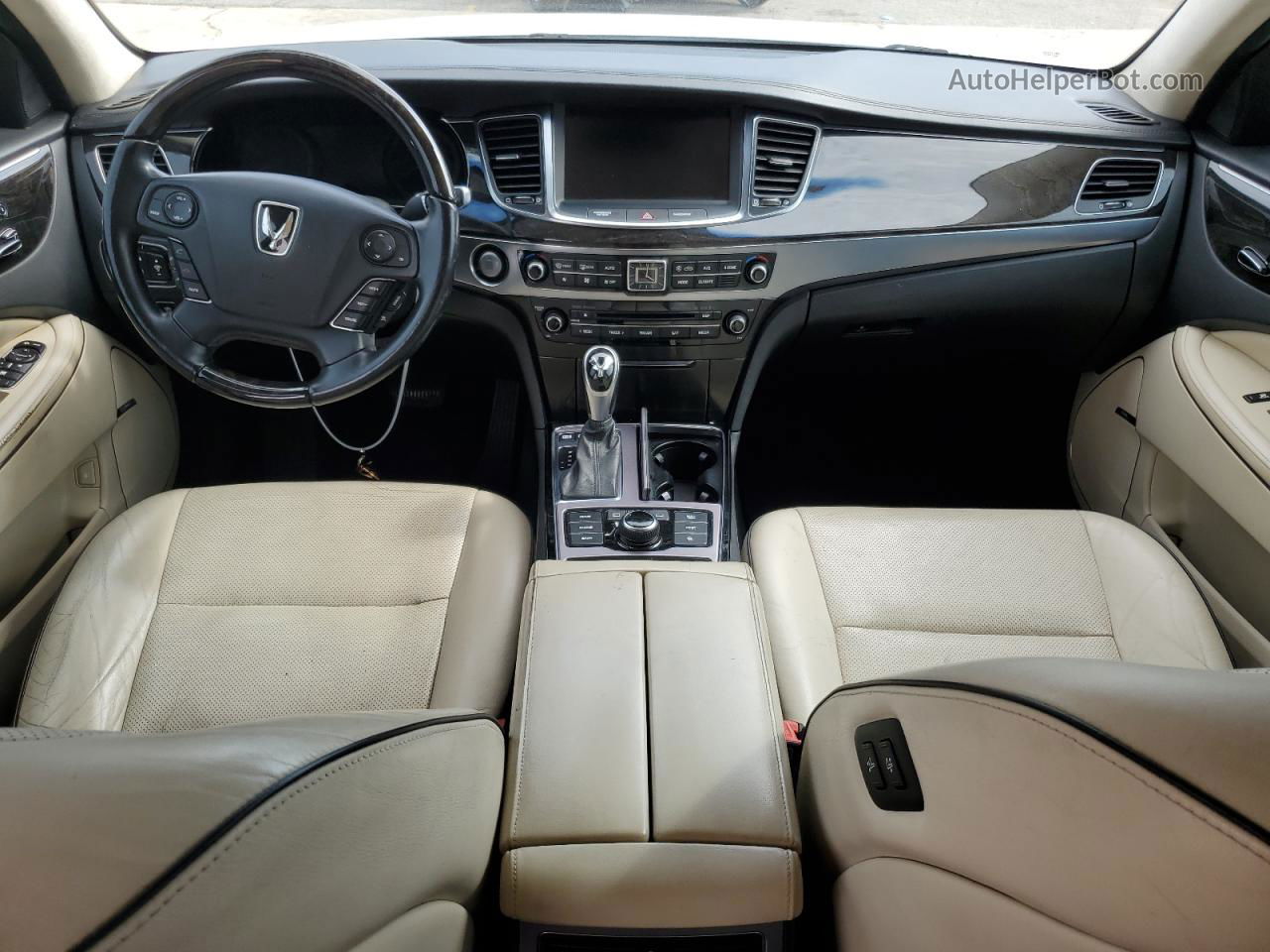 2014 Hyundai Equus Signature Белый vin: KMHGH4JHXEU090546