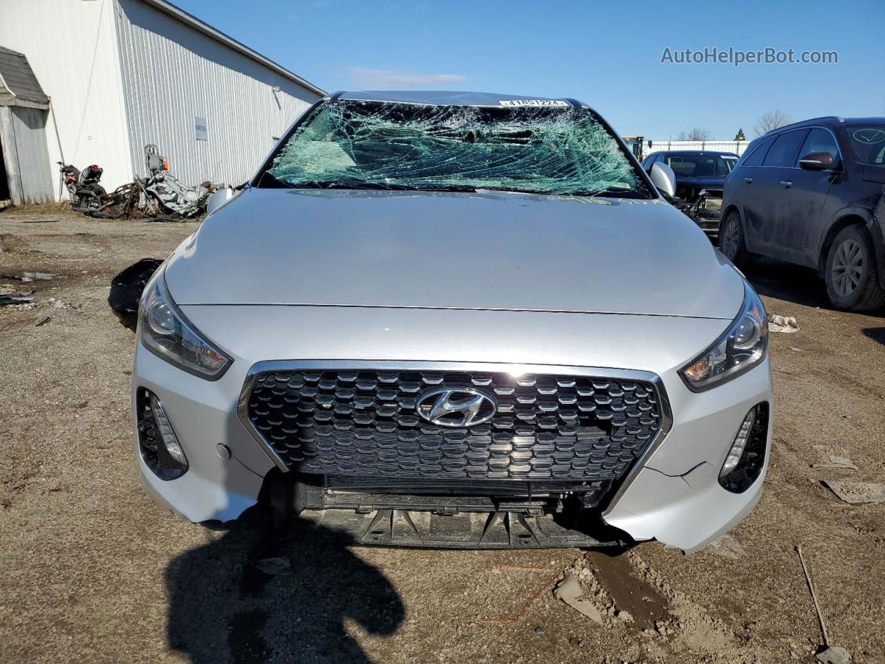 2019 Hyundai Elantra Gt  Серебряный vin: KMHH35LE1KU090149