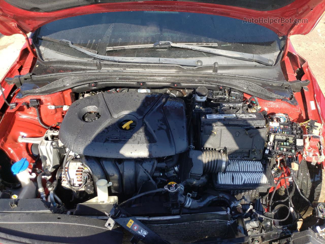2018 Hyundai Elantra Gt  Red vin: KMHH35LE3JU014771