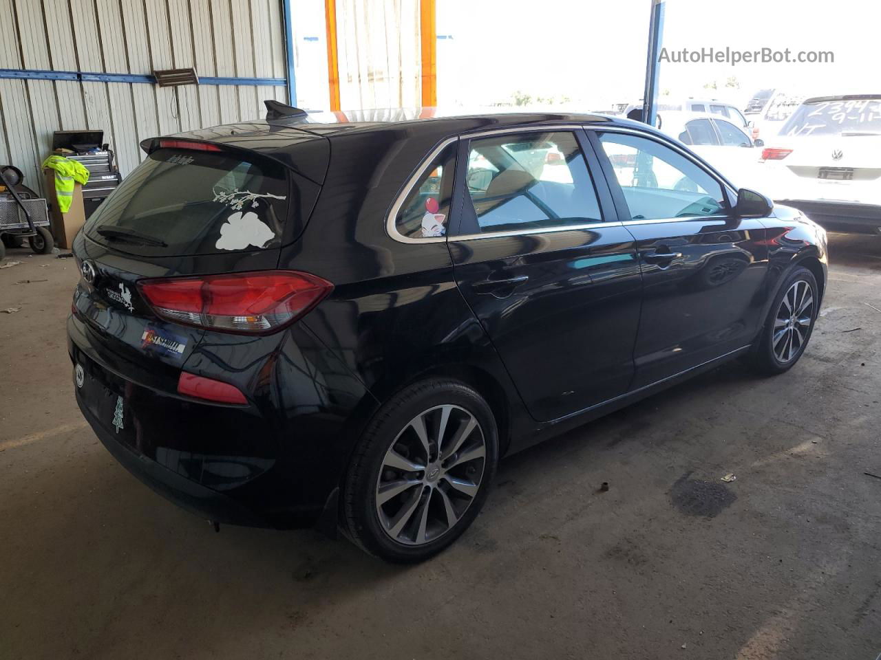 2019 Hyundai Elantra Gt  Black vin: KMHH35LE3KU116332