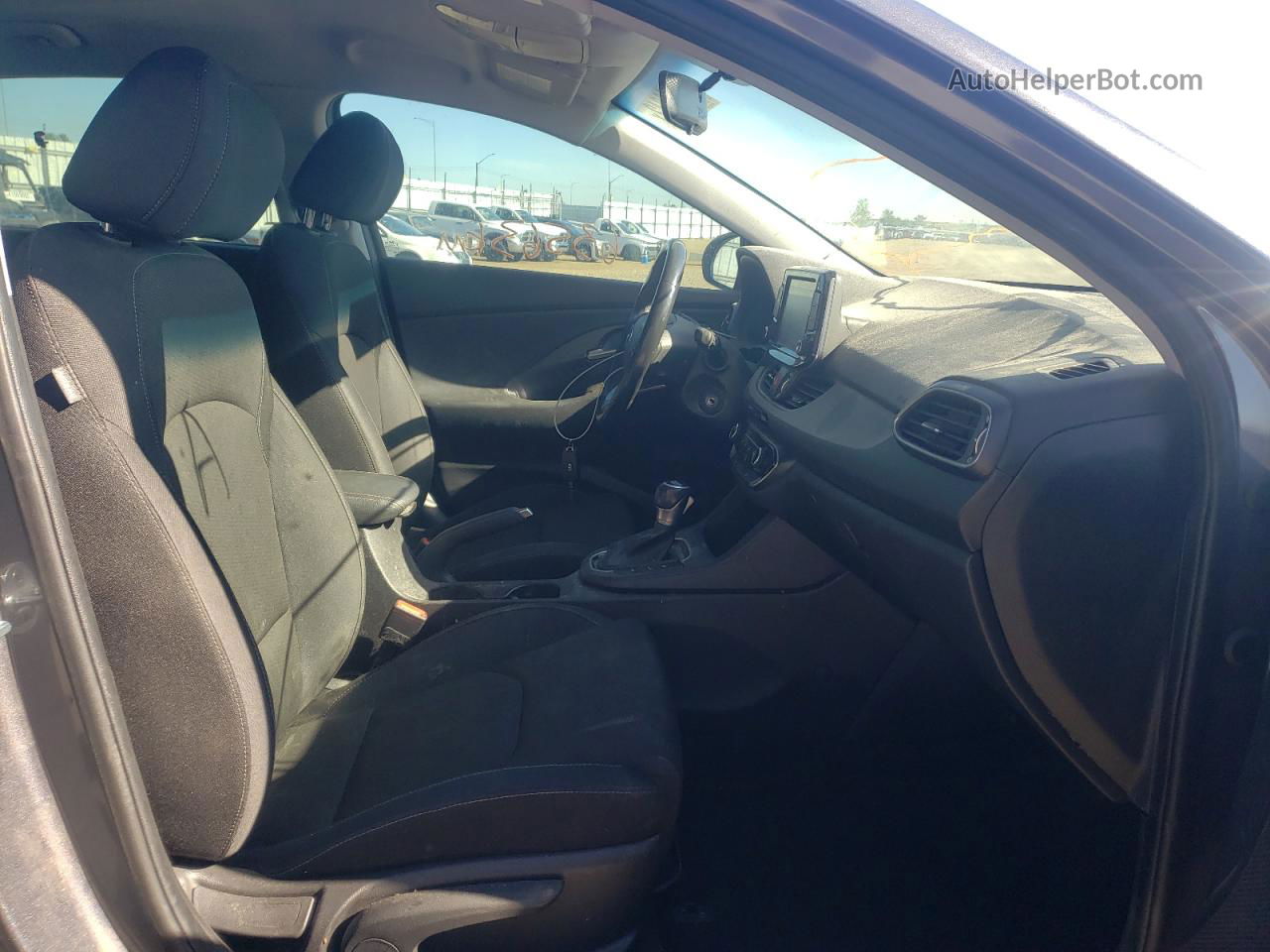 2018 Hyundai Elantra Gt  Gray vin: KMHH35LE7JU020654