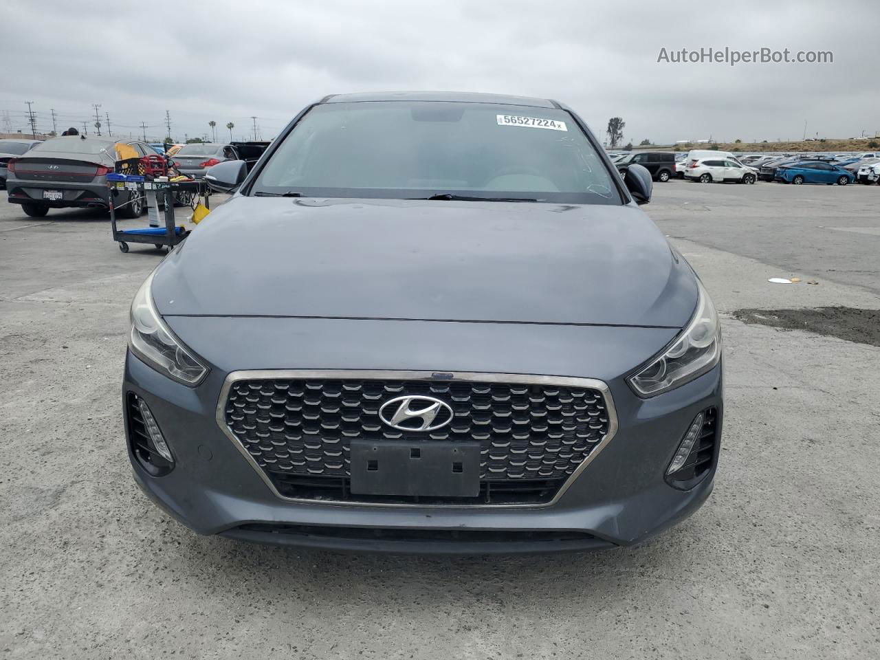 2018 Hyundai Elantra Gt Sport Charcoal vin: KMHH55LC1JU078817