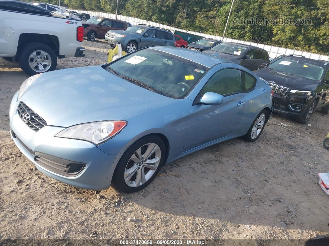 2010 Hyundai Genesis Coupe   Синий vin: KMHHT6KD0AU041635