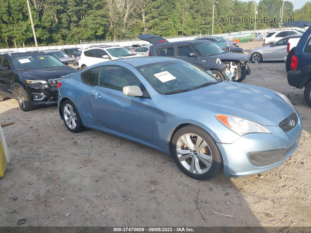 2010 Hyundai Genesis Coupe   Синий vin: KMHHT6KD0AU041635