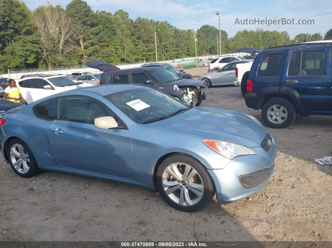 2010 Hyundai Genesis Coupe   Синий vin: KMHHT6KD0AU041635