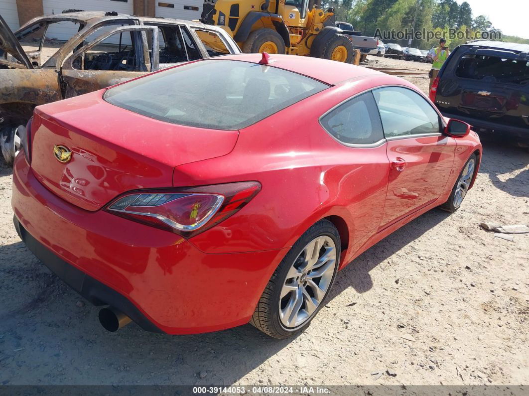 2013 Hyundai Genesis 2.0t R-spec Red vin: KMHHT6KD0DU083145