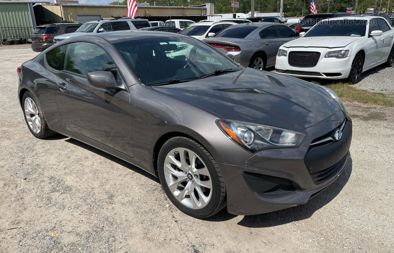 2013 Hyundai Genesis Coupe 2.0t Gray vin: KMHHT6KD0DU092959