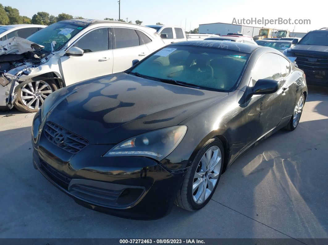 2010 Hyundai Genesis Coupe   Черный vin: KMHHT6KD1AU031664