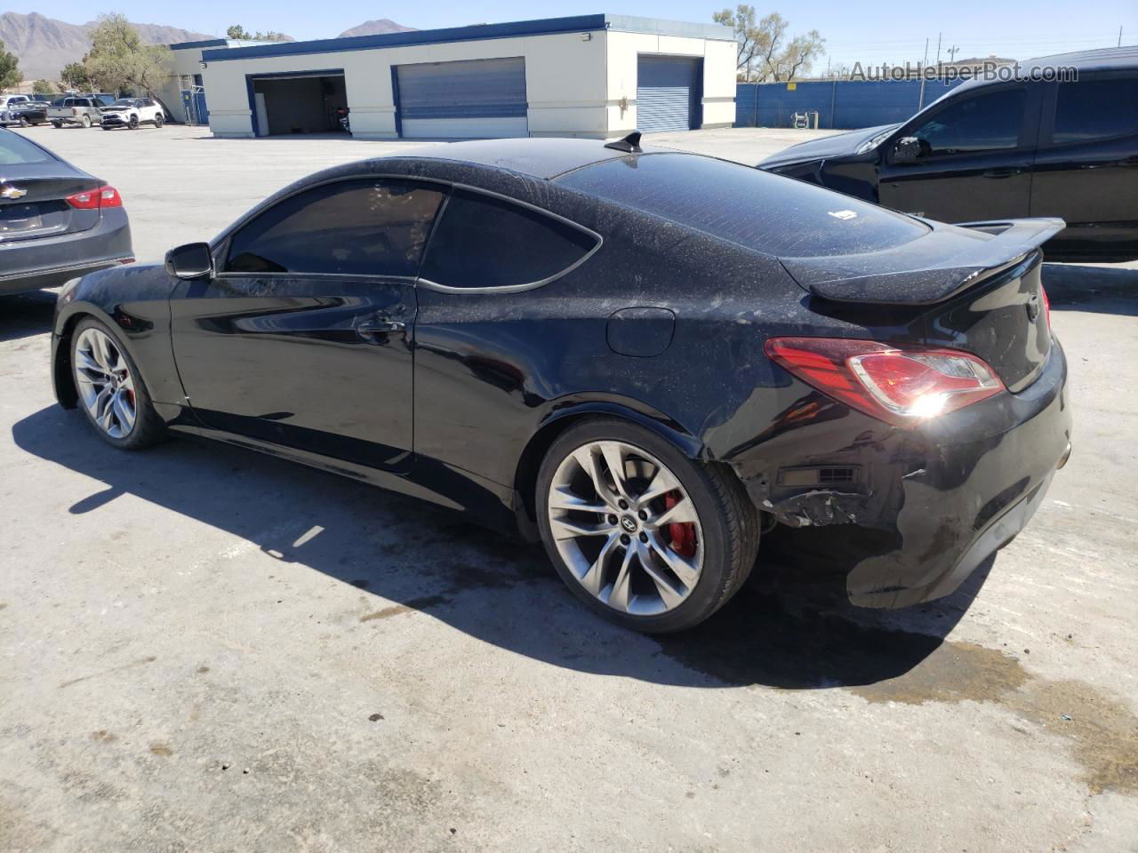 2013 Hyundai Genesis Coupe 2.0t Черный vin: KMHHT6KD1DU080626