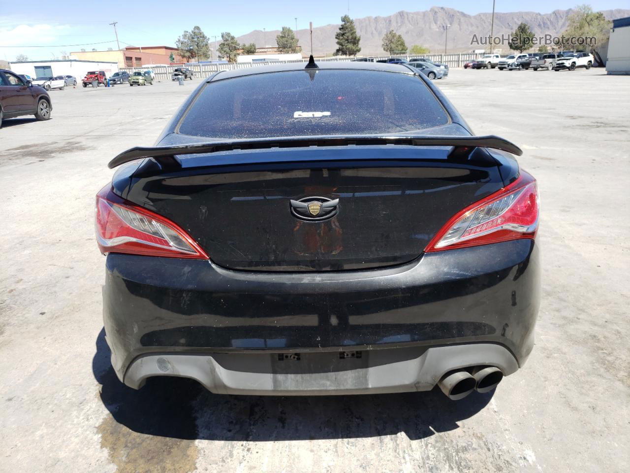 2013 Hyundai Genesis Coupe 2.0t Black vin: KMHHT6KD1DU080626