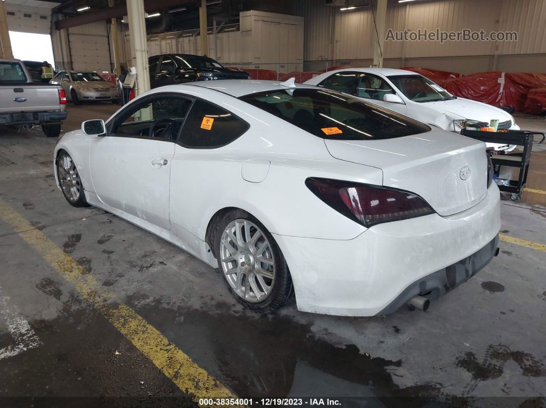 2013 Hyundai Genesis 2.0t White vin: KMHHT6KD1DU104858