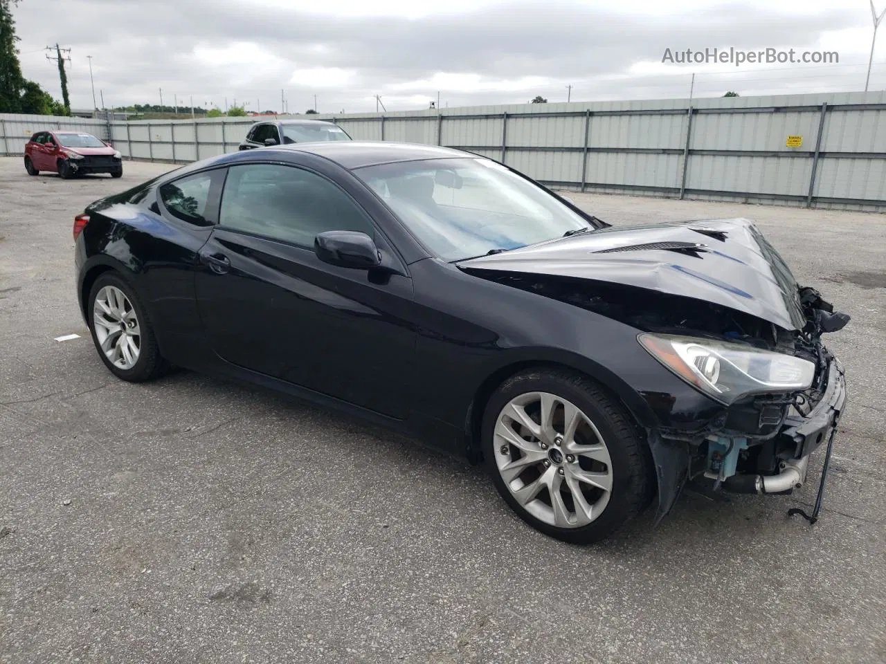 2013 Hyundai Genesis Coupe 2.0t Black vin: KMHHT6KD2DU090484