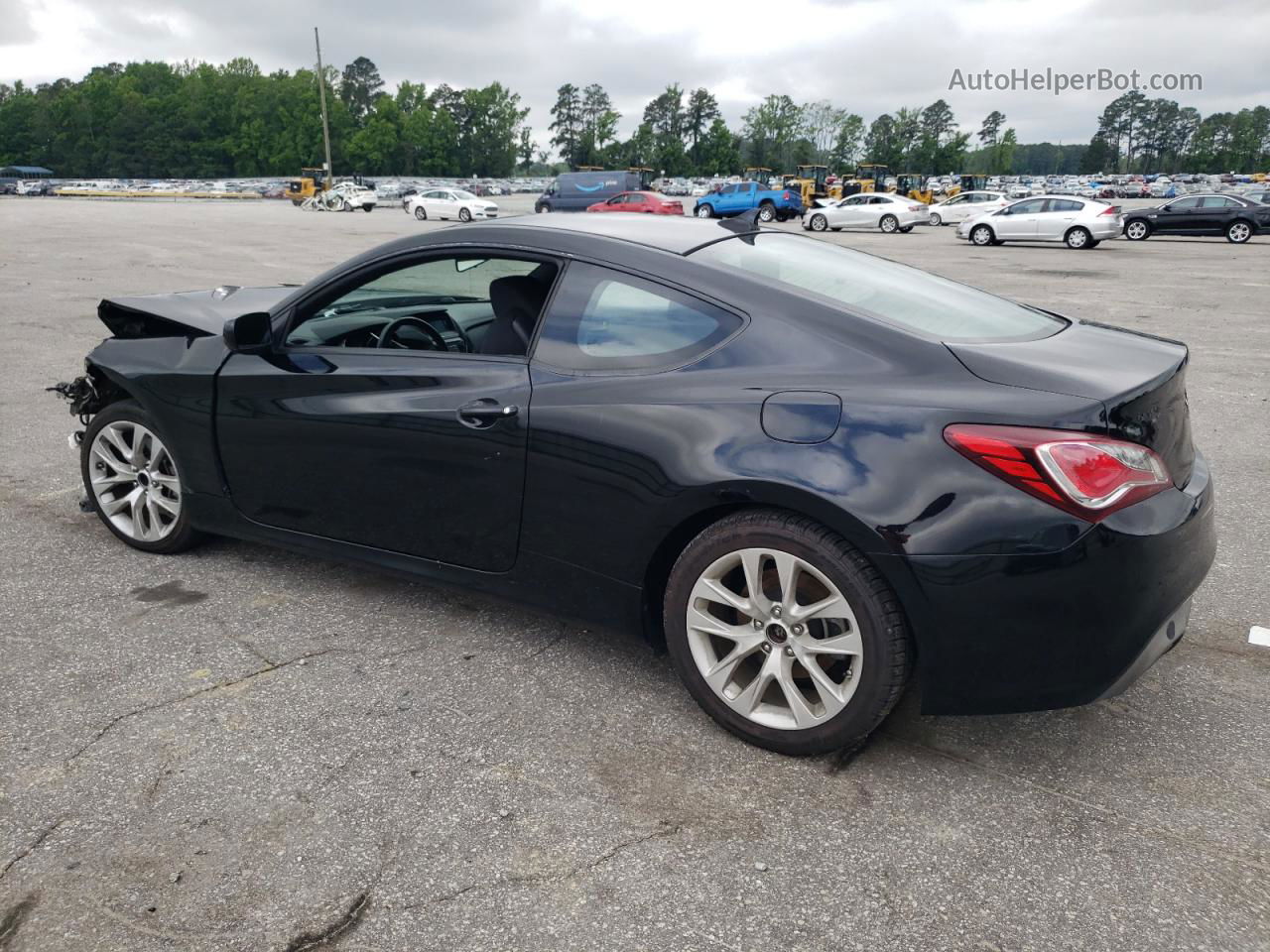 2013 Hyundai Genesis Coupe 2.0t Black vin: KMHHT6KD2DU090484