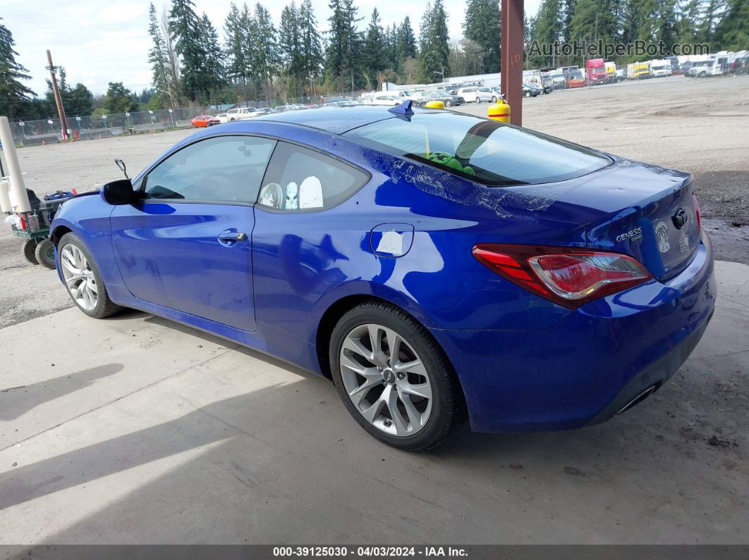 2013 Hyundai Genesis 2.0t Blue vin: KMHHT6KD3DU083608