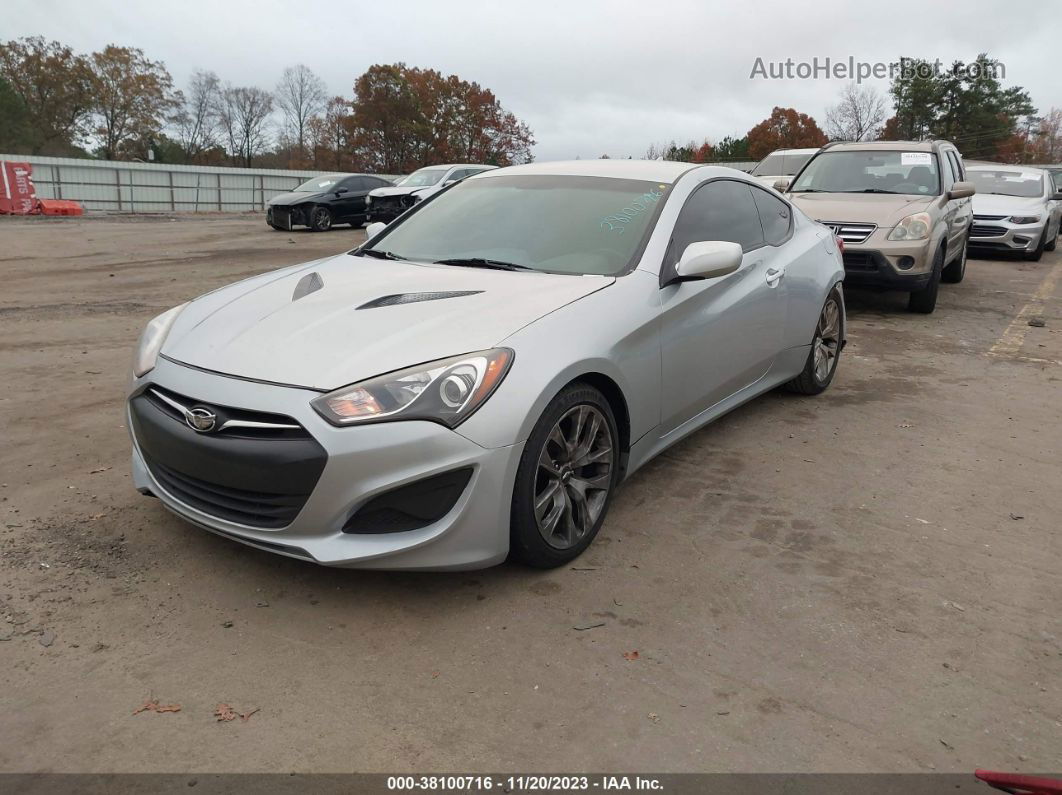 2013 Hyundai Genesis 2.0t Silver vin: KMHHT6KD3DU084421