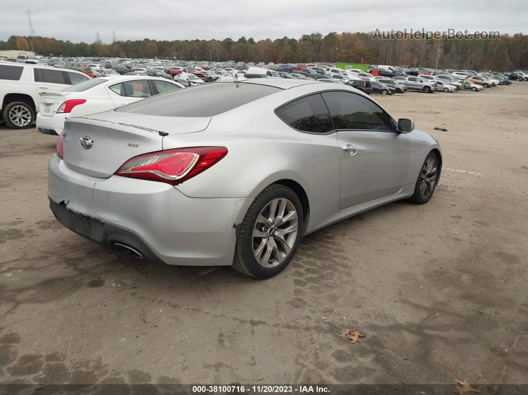 2013 Hyundai Genesis 2.0t Silver vin: KMHHT6KD3DU084421