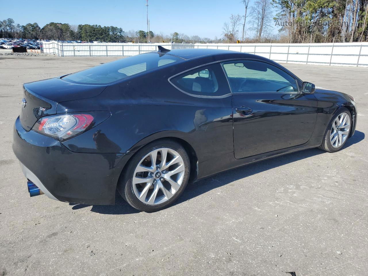 2013 Hyundai Genesis Coupe 2.0t Черный vin: KMHHT6KD3DU089229