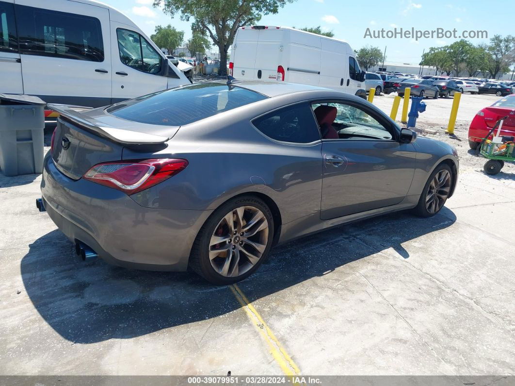 2013 Hyundai Genesis 2.0t R-spec Gray vin: KMHHT6KD3DU092065