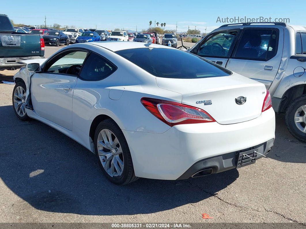 2013 Hyundai Genesis 2.0t Premium White vin: KMHHT6KD3DU103145