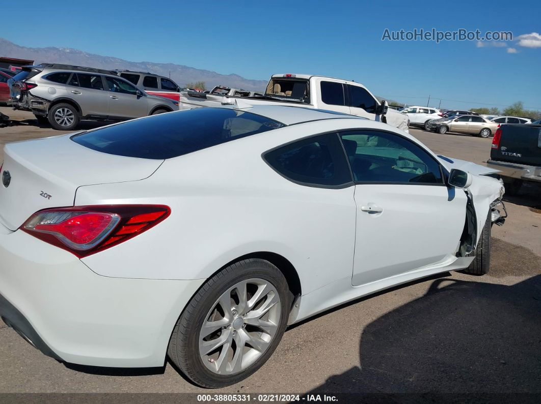 2013 Hyundai Genesis 2.0t Premium White vin: KMHHT6KD3DU103145