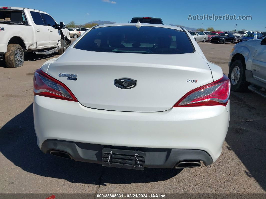 2013 Hyundai Genesis 2.0t Premium Белый vin: KMHHT6KD3DU103145