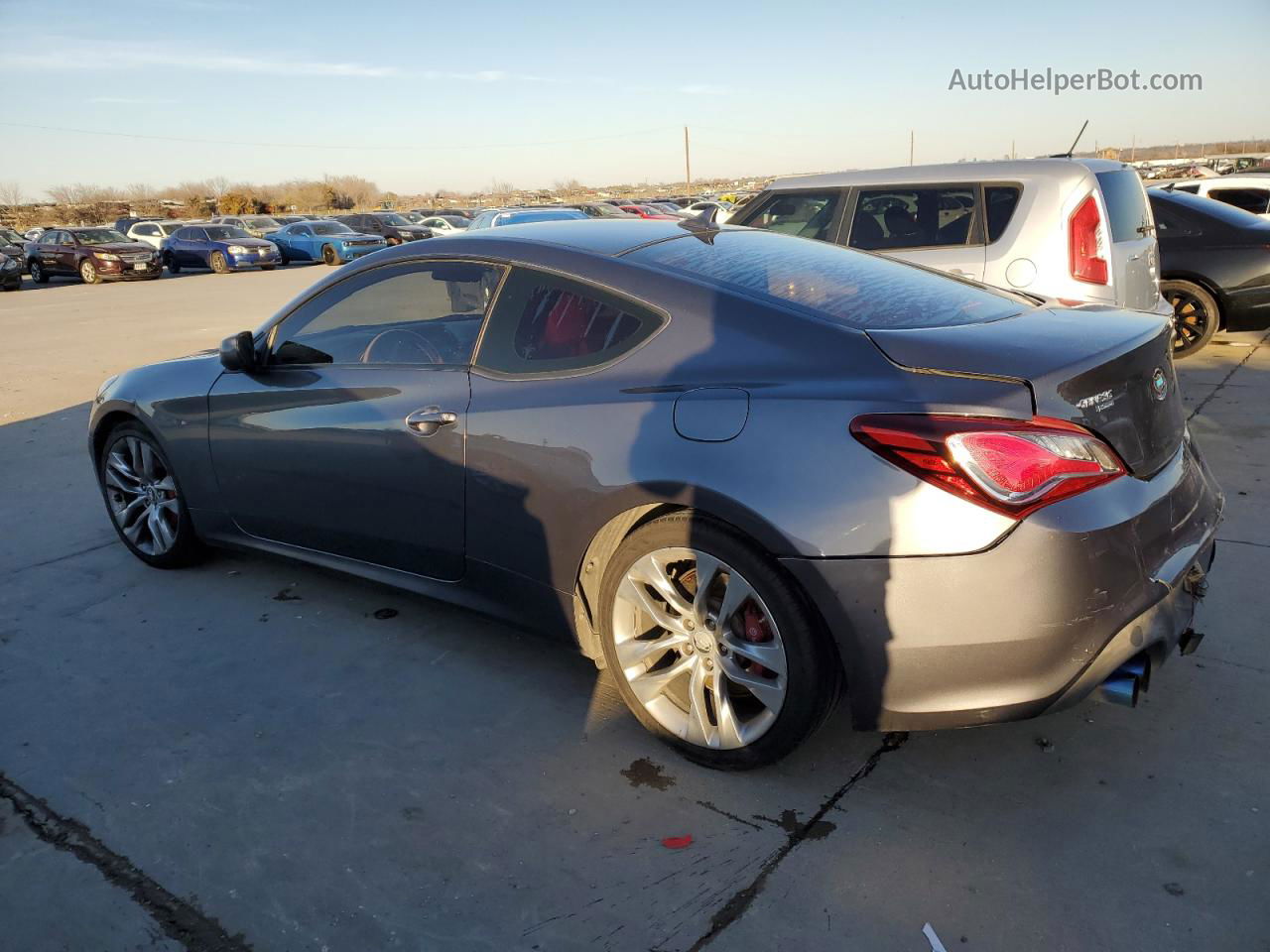 2013 Hyundai Genesis Coupe 2.0t Серый vin: KMHHT6KD3DU110807