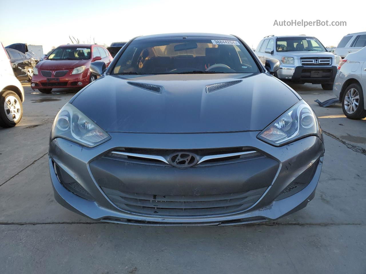 2013 Hyundai Genesis Coupe 2.0t Серый vin: KMHHT6KD3DU110807